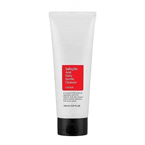 COSRX Salicylic Acid Exfoliating Cleanser 150ml | Gentle Exfoliating Face Wash for Acne-Prone Skin | Removes Dirt & Oil | Korean Skincare, Helps Clear Pores & Smooth Skin Texture