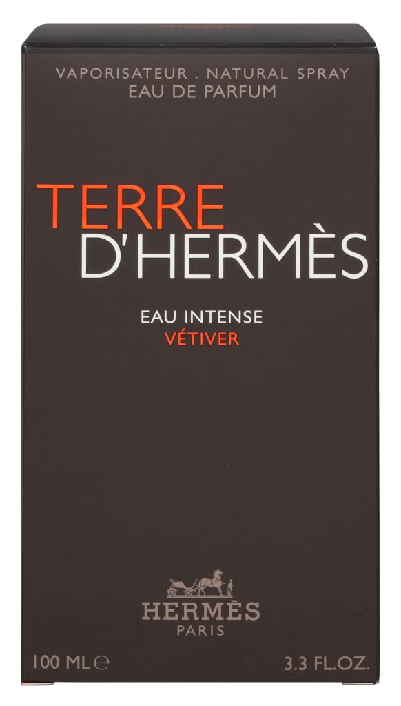 Hermes Terre Dhermes Eau Intense Vetiver / EDP Spray 3.3 oz (100 ml) (m)