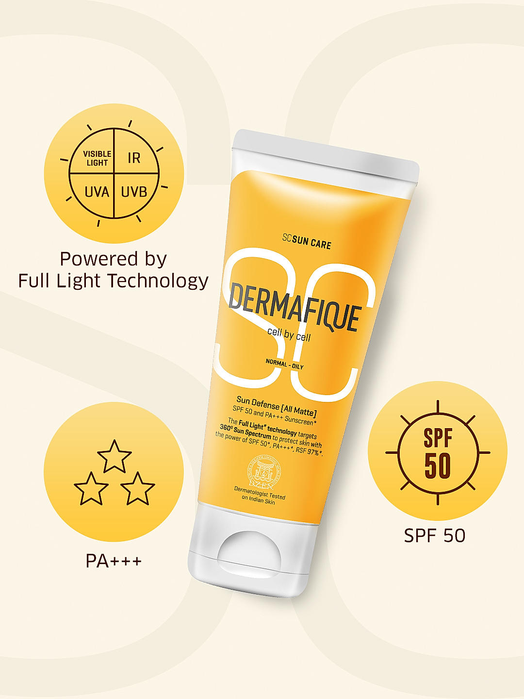 DERMAFIQUE Sun Defense SPF 50 All Matte 50g