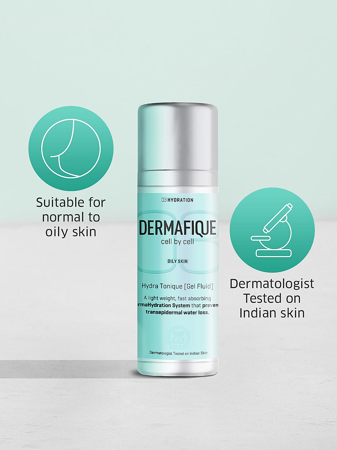 DERMAFIQUE Hydratonique Gel Fluid Face Cream 30ml