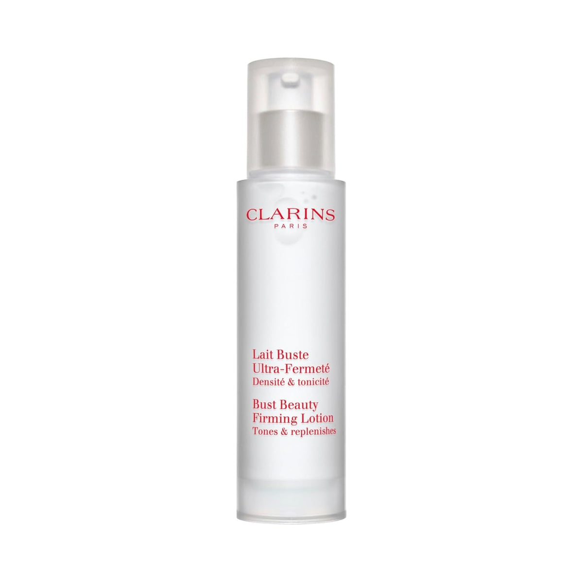 Clarins Bust Beauty Firming Lotion | Visibly Firms, Smoothes and Tones Skin on Bust and Décolleté | Hydrates and Softens | Lightweight and Fast Absorbing | All Skin Types | 1.7 Ounces