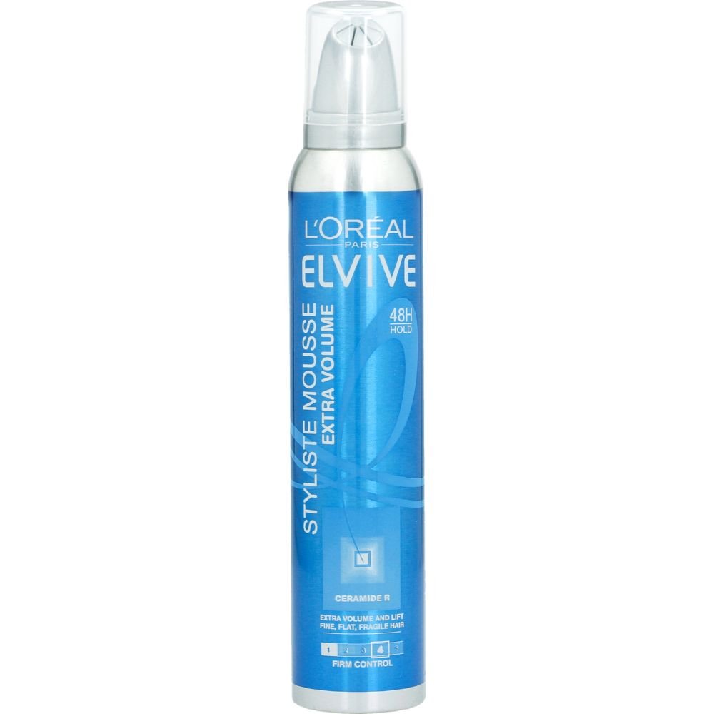 L'OREAL PARIS ELVIVE STYLISTE EXTRA VOLUME FIRM CONTROL MOUSSE - 200 mL