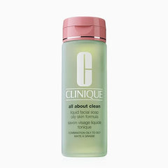 Clinique 3-Step All About Clean Liquid Facial Cleanser Soap For Oily Skin Types