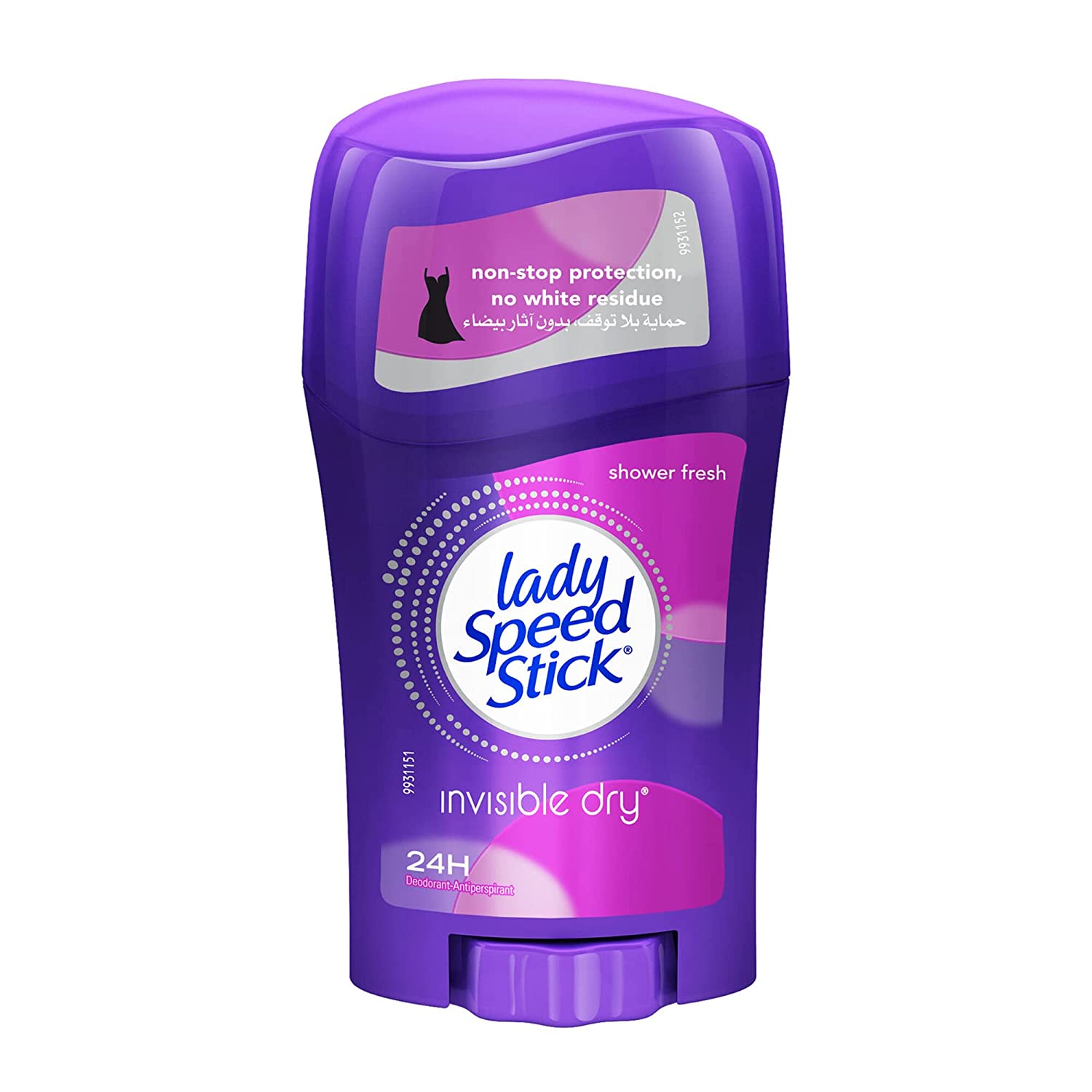 Lady Speed Stick Invisible Dry Shower Fresh Antiperspirant Deordorant  - 40g