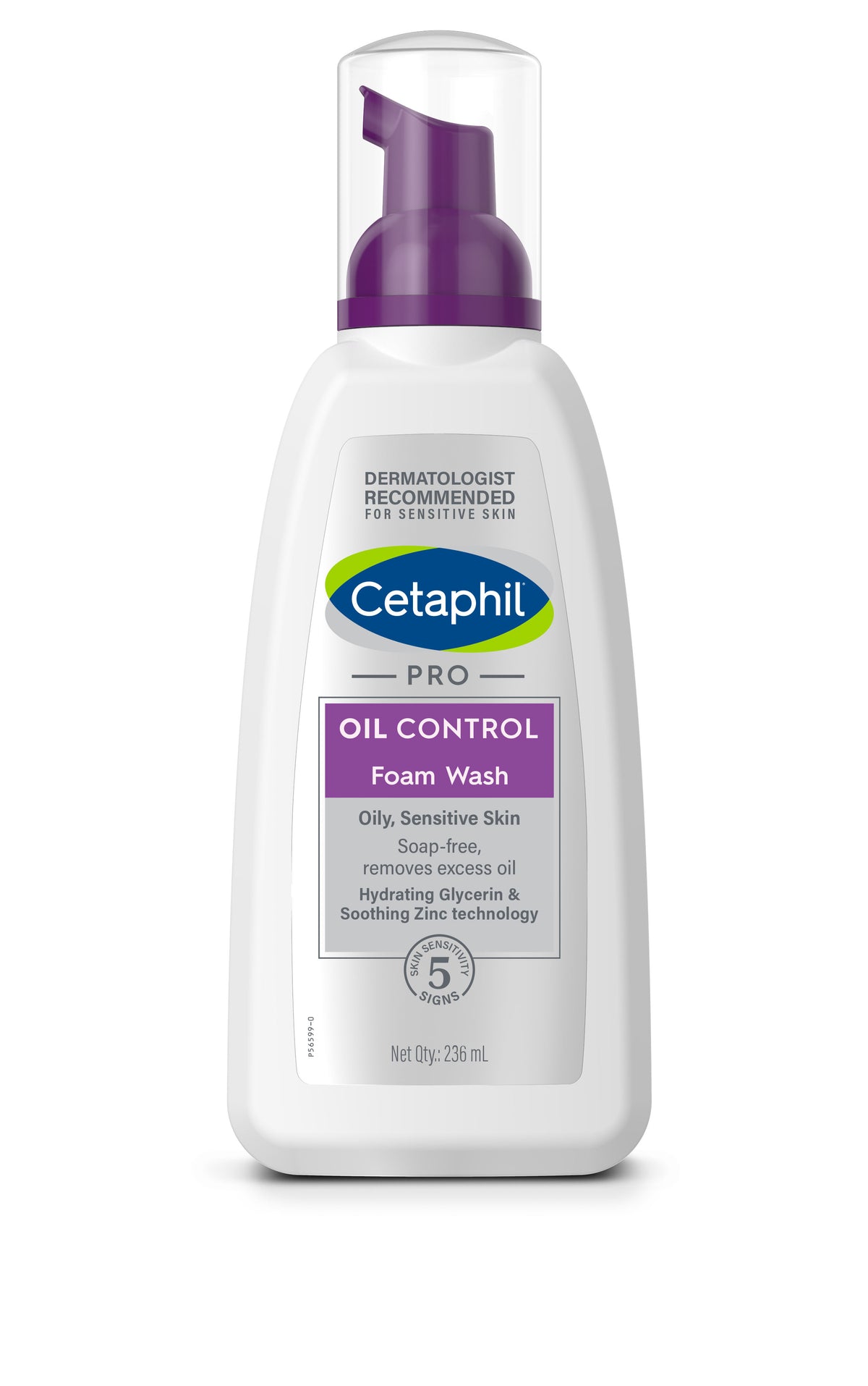 Cetaphil Pro Oil Control Foam Face Wash For Acne & Oily Prone Skin - 236mL