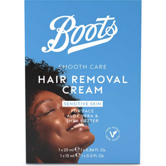 Boots Smooth Care Facial Hair Removal Cream Sensitive Skin 40ml