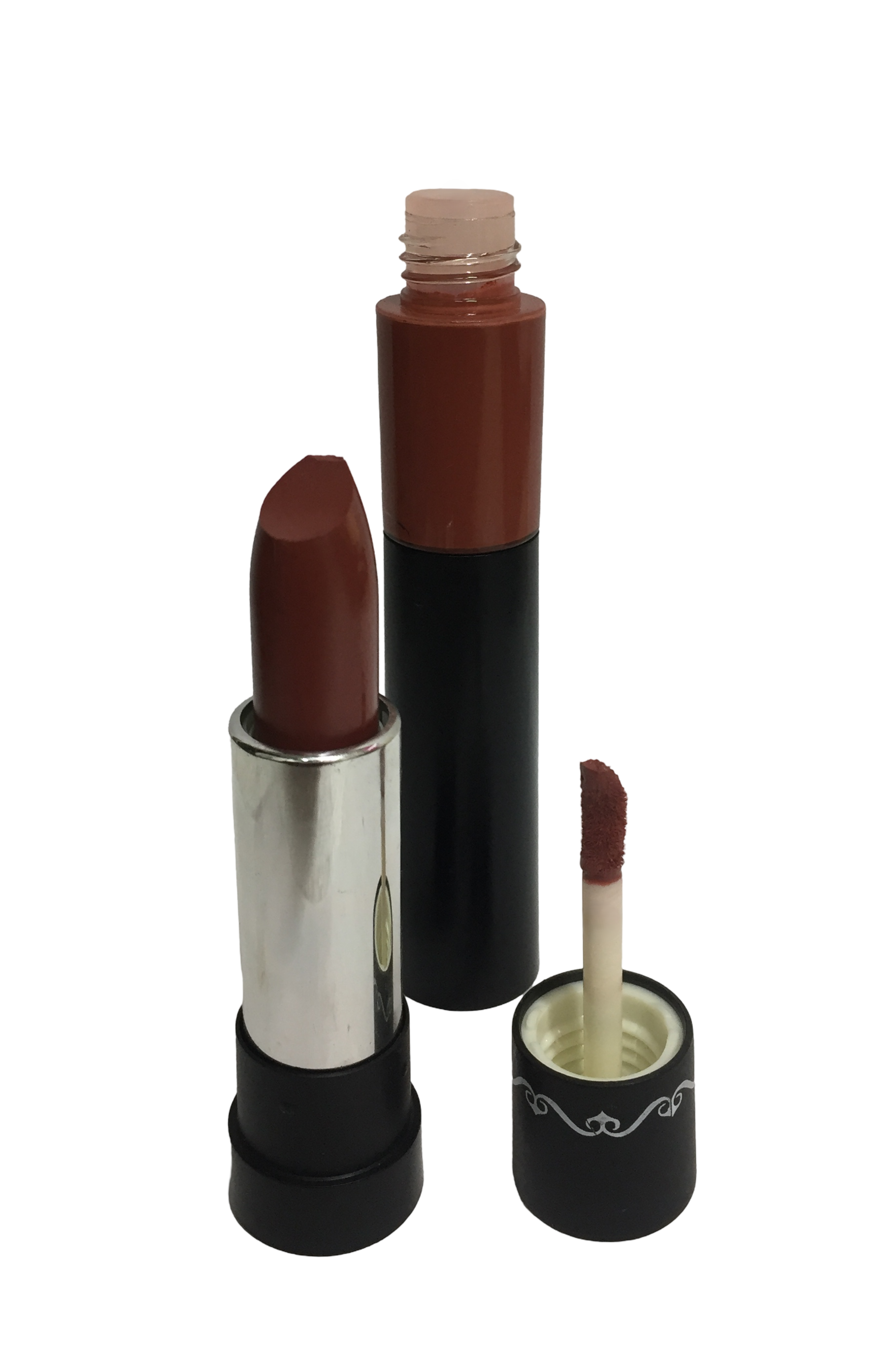 THE NUDES  Duo Matte Finish and Moisturizing Lipstick and Lip Gloss