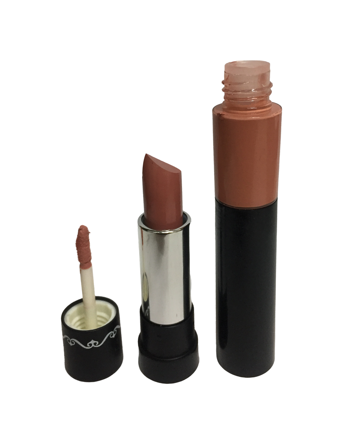 THE NUDES  Duo Matte Finish and Moisturizing Lipstick and Lip Gloss