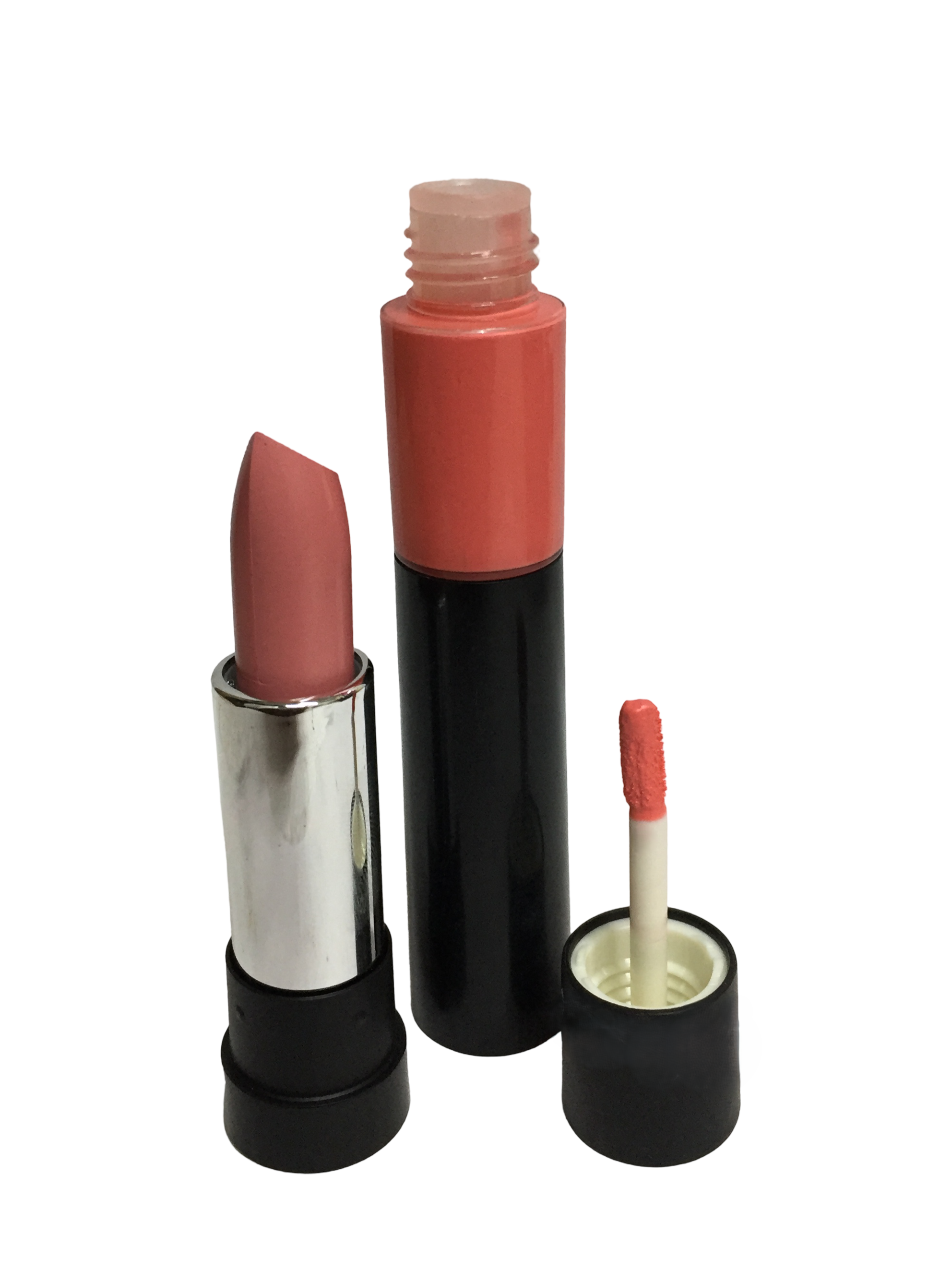 THE NUDES  Duo Matte Finish and Moisturizing Lipstick and Lip Gloss