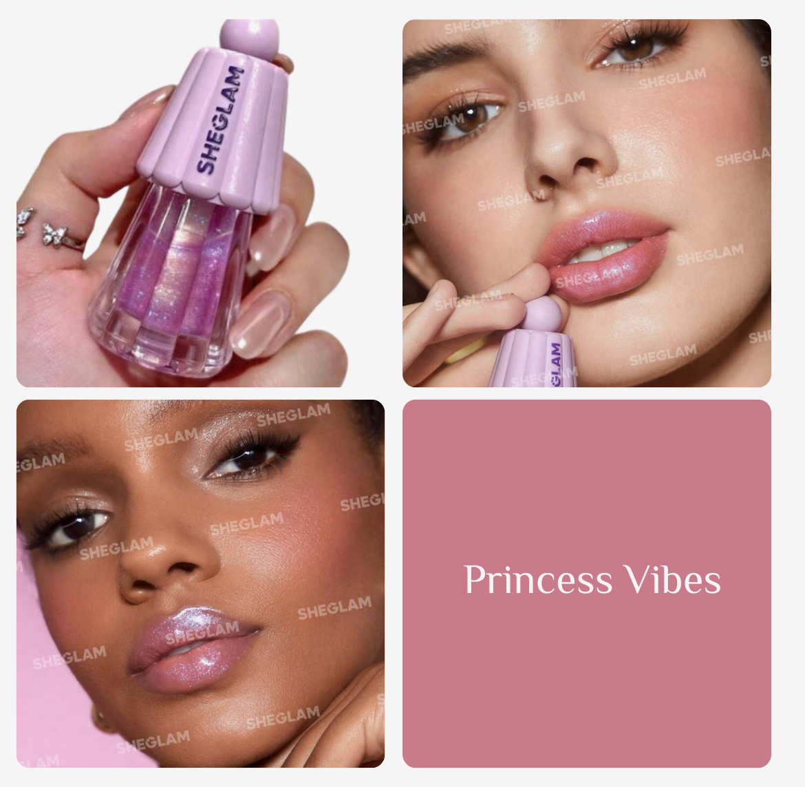 SHEGLAM Jelly Wow Hydrating Lip Oil - 5g Princess Vives