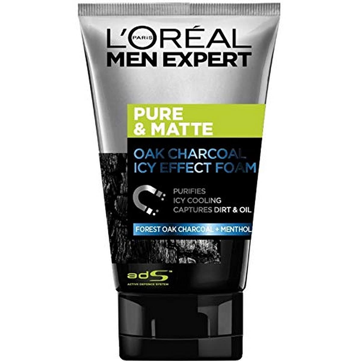 L'OREAL PARIS MEN EXPERT PURE & MATTE CHARCOAL FOAM - 100ML