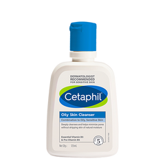 Cetaphil Oily Skin Cleanser, Daily Face Wash For Oily, Acne Prone Skin, Gentle Foaming, 250Ml