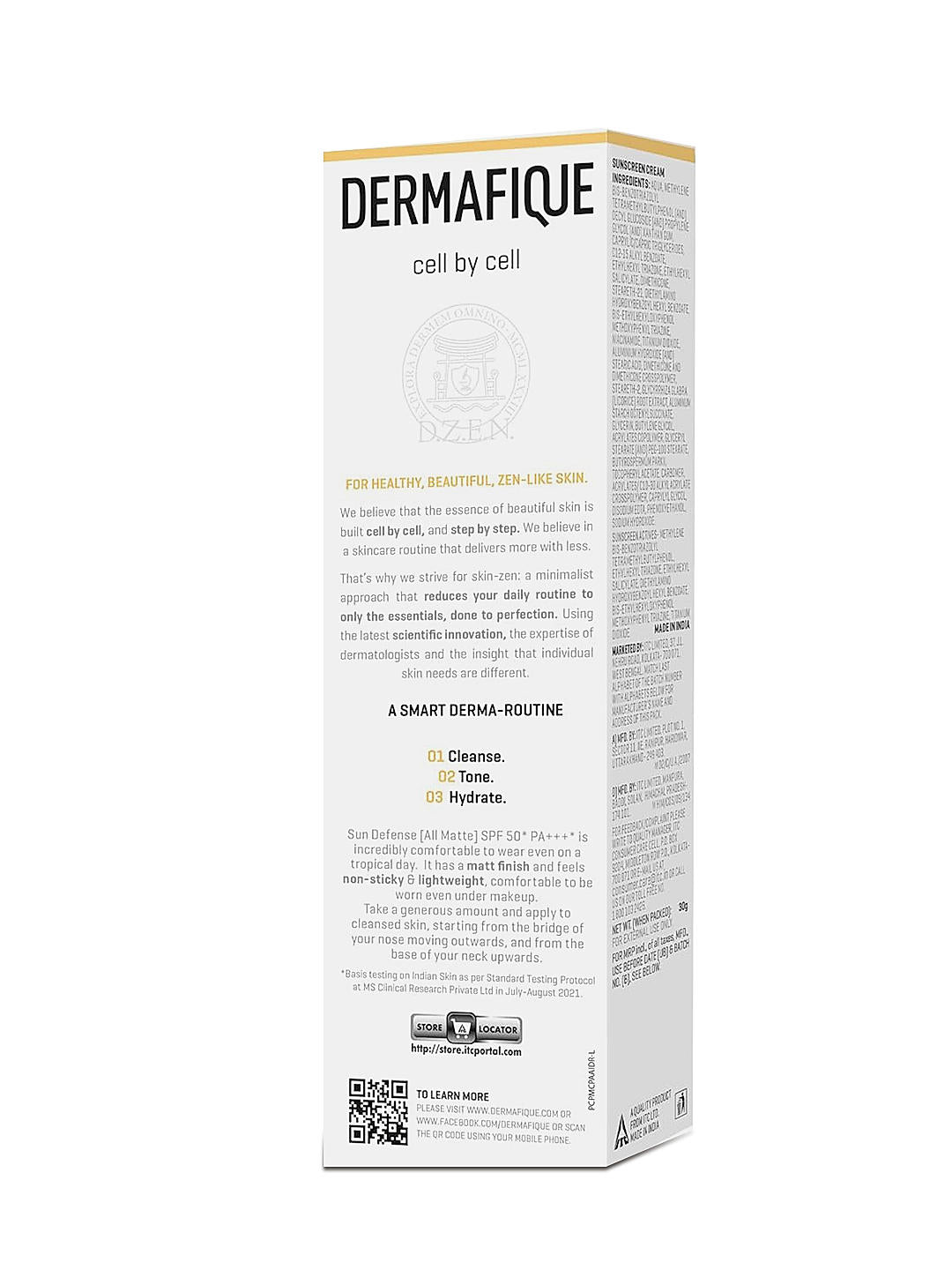 DERMAFIQUE Sun Defense SPF 50 All Matte 30g