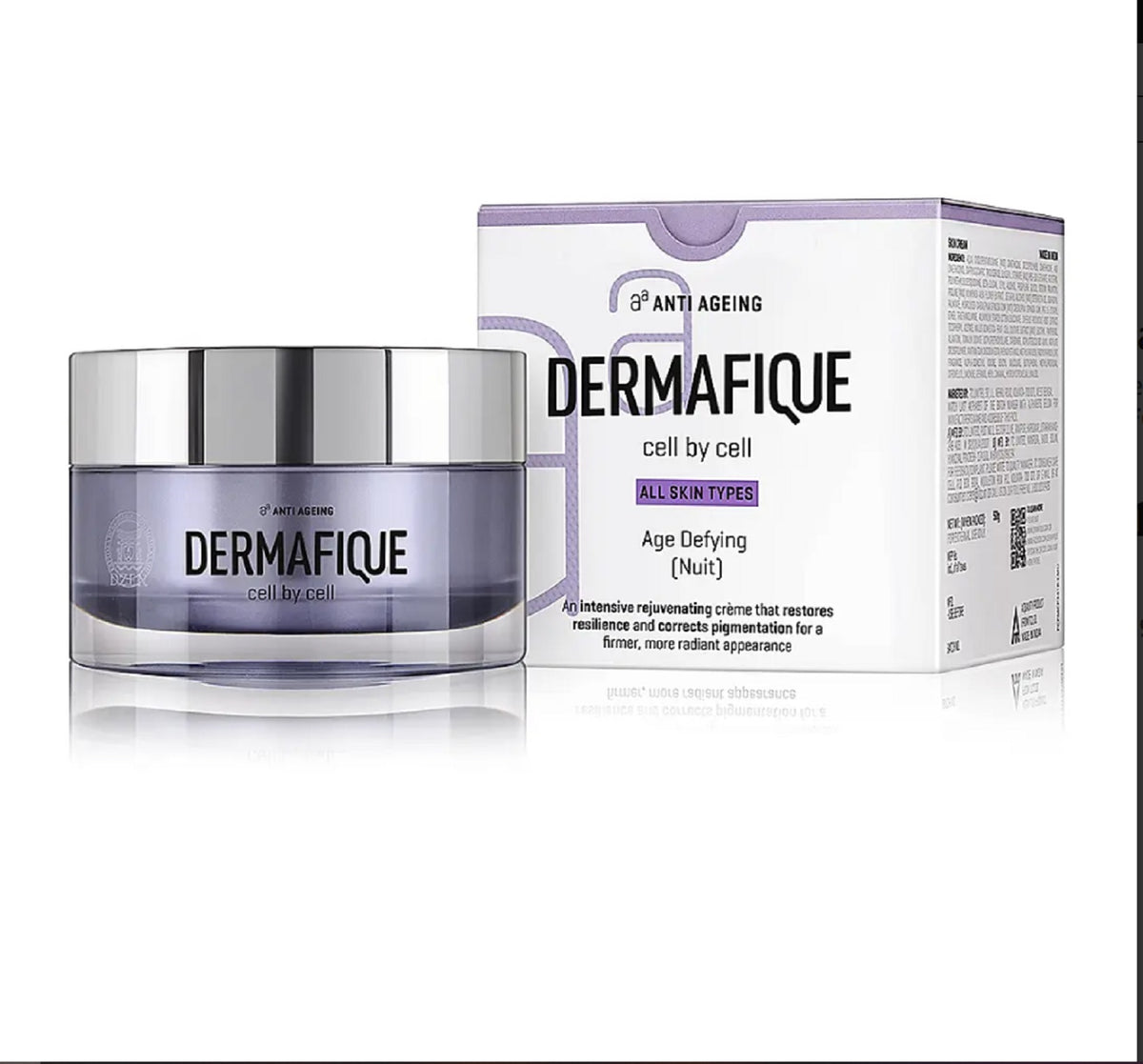 Dermafique Age Defying - Nuit Night Cream, For All Skin Types, Dermatologist Tested, Anti-ageing Creme, 50 g