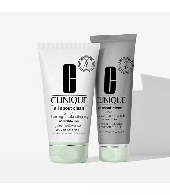 Clinique Ladies All About Clean 2-In-1 Charcoal Mask + Scrub 3.4 oz Skin Care