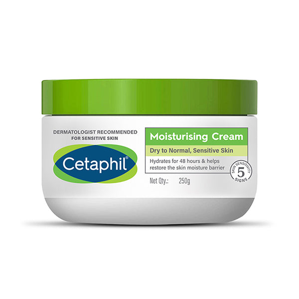 Cetaphil Moisturising Cream  250g for dry to very dry Sensitive skin, Dermatologist Recommended