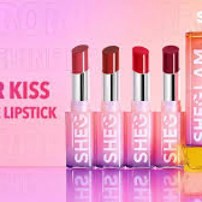 Sheglam Mirror Kiss High-Shine Lipstick 9gm -own your shine