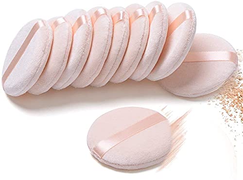 Sedell  Sponge Make Up Cosmetic Foundation Powder Puff, Beige (Pack of 8)