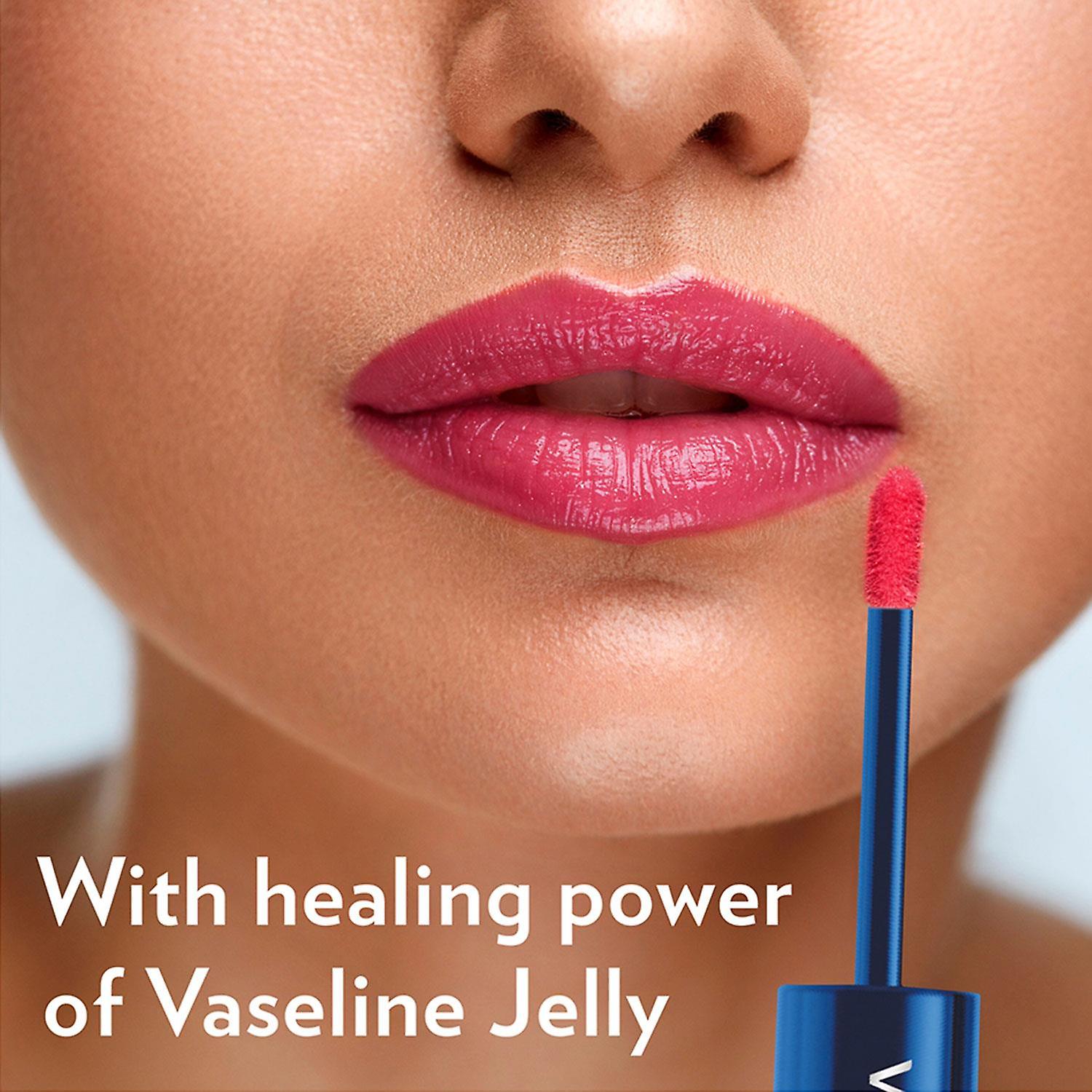 Vaseline Prime and Shine Plum Red 2 in 1 Lip Balm (1.2g) and Lip Gloss (2.0)