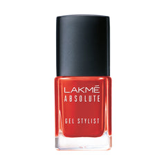 Lakmé Absolute Gel Stylist Nail Color, Tomato Tango 12ml