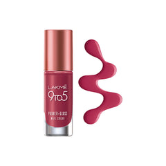 Lakme 9 To 5 Primer + Gloss Nail Color - Berry Business - 6ml