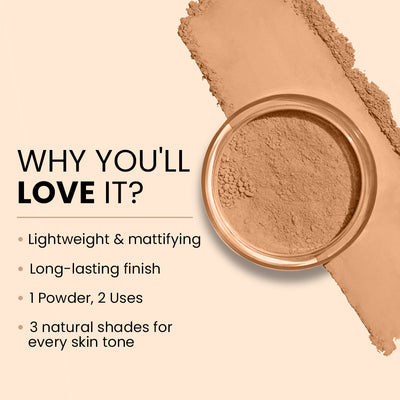 LAKMÉ ABSOLUTE LOOSE FINISHING POWDER BEIGE - 8g