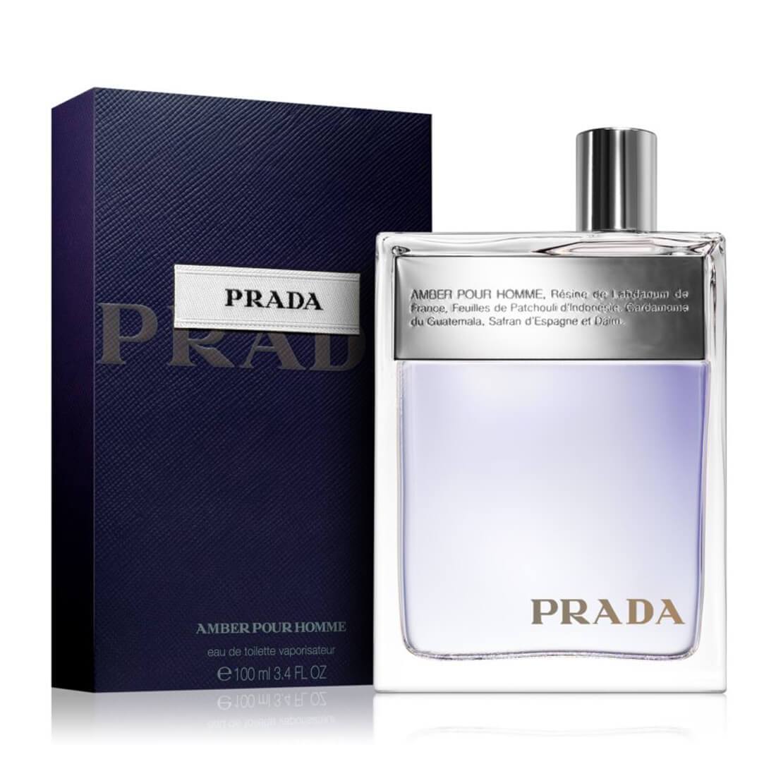 Prada Amber Pour Homme Eau De Toilette For Men – 100ml