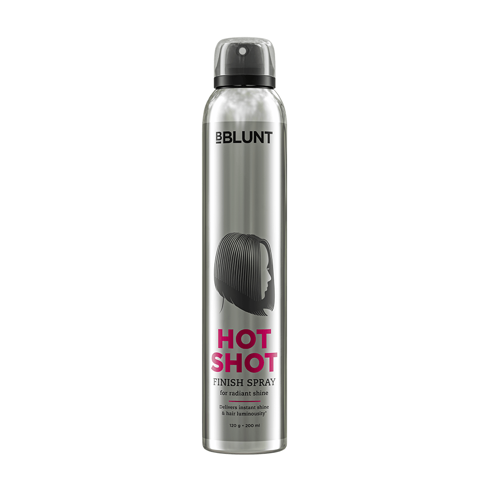 BBlunt Hot Shot Finish Spray For Radiant Shine - 200 ml