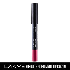 Lakme Absolute Plush Matte Lip Crayon 201 Raspberry Shock 2.8 g