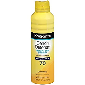 Neutrogena Beach Defense Water+Sun protection Sunscreen Spray SPF 70 - 184g