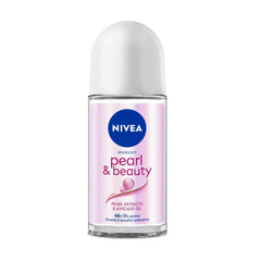 NIVEA Deodorant Roll On, Pearl & Beauty For Women - 50ml