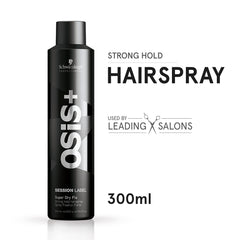 Schwarzkopf Osis+ Session Label Super Dry Fix Holding Spray - 300ml