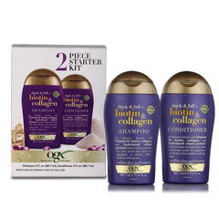 OGX Thick & Full + Biotin & Collagen 2 Piece Starter Kit Shampoo + Conditioner