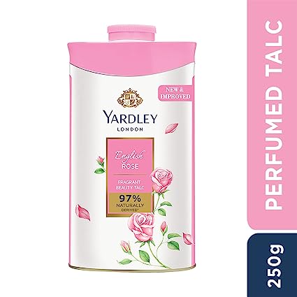 Yardley London English Rose Perfumed Talc for Women - 250g