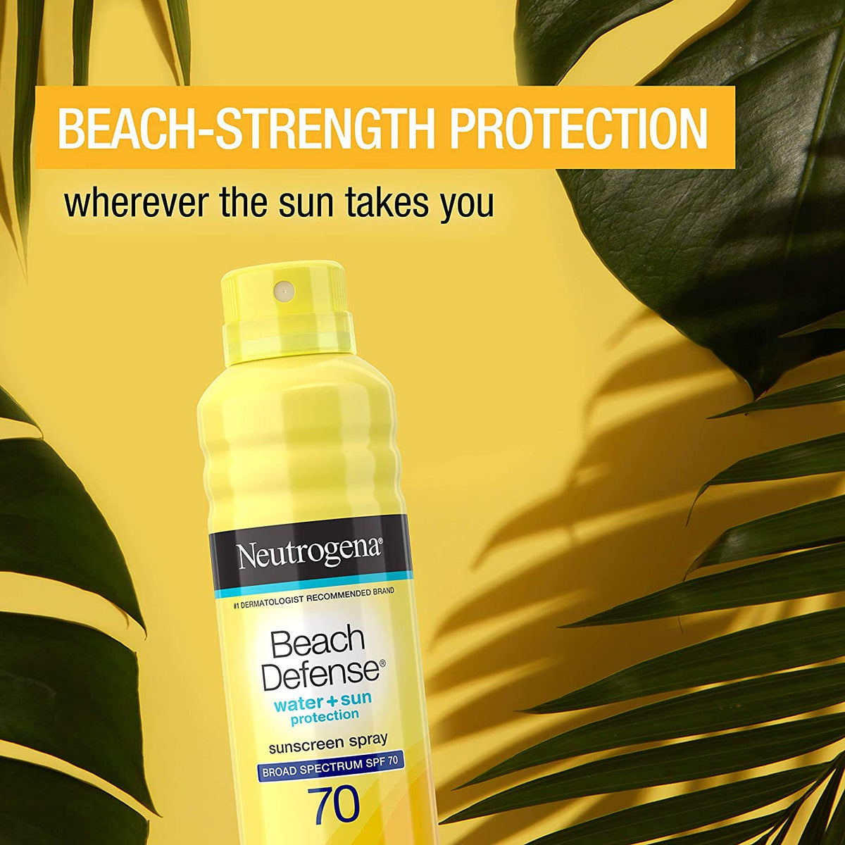 Neutrogena Beach Defense Water+Sun protection Sunscreen Spray SPF 70 - 184g