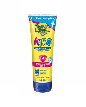 Banana Boat Kids Sunscreen Lotion Spf-50 Uvb Pa+++Sun Tasted,Sun Proven - Kunchals