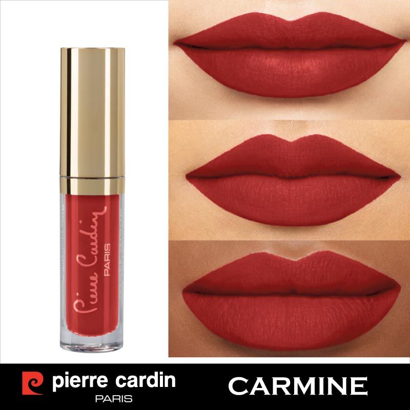 Pierre Cardin Paris - Matt Wave Liquid Lipstick Ultra Long Lasting 425-Carmine - 5ml