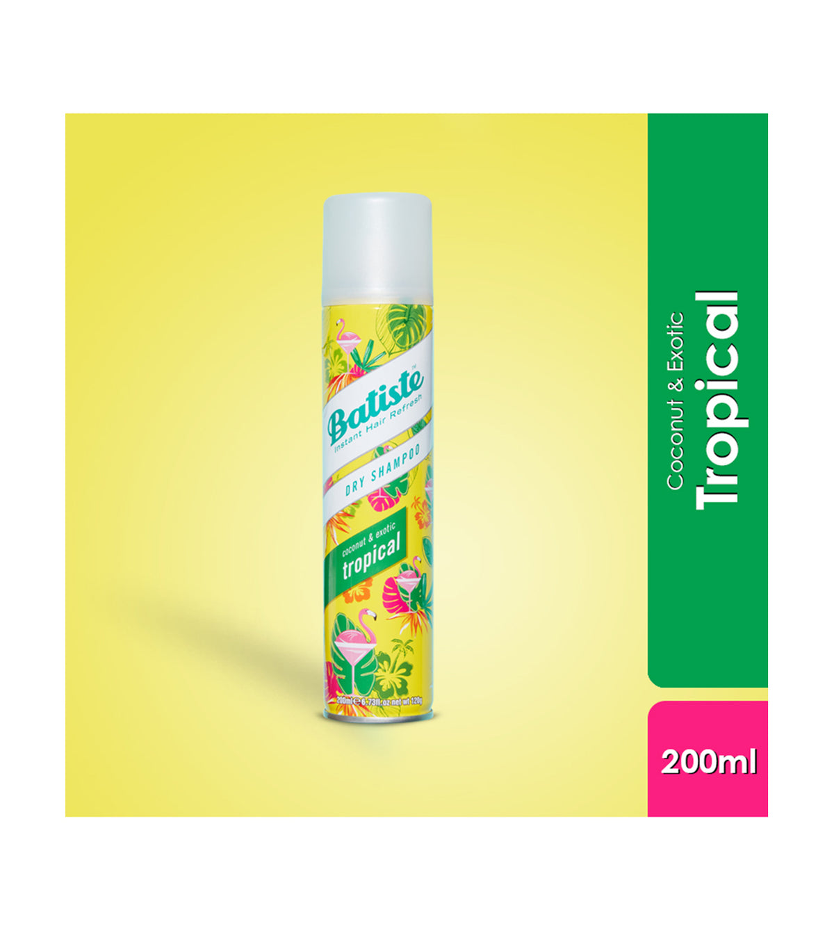 Batiste Instant Hair Refresh Exotic Coconut Tropical Dry Shampoo - 200mL