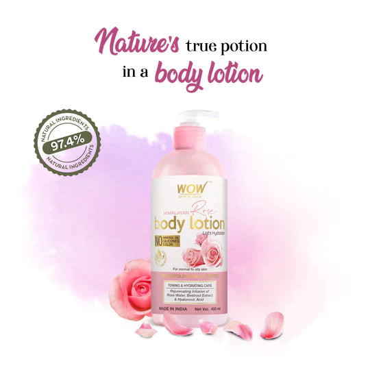 WOW Skin Science Himalayan Rose Body Lotion - 400ml