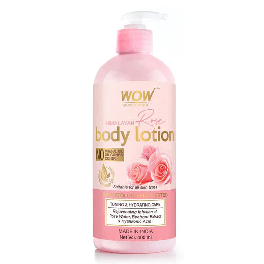 WOW Skin Science Himalayan Rose Body Lotion - 400ml