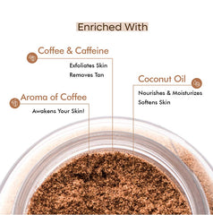 M Caffeine Coffee Body Scrub with Coconut - 100 g