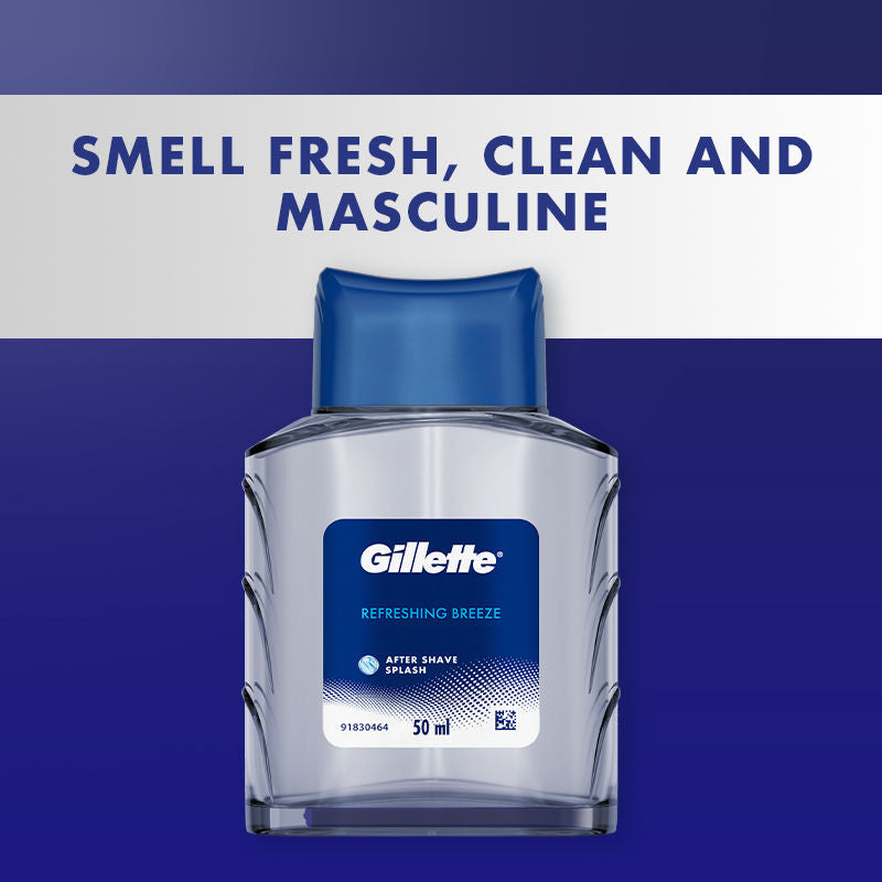 Gillette AFTER SHAVE SPLASH REFRESHING BREEZE 100ML