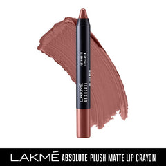 Lakme Absolute Plush Matte Lip Crayon 301 Iced Mocha 2.8 g